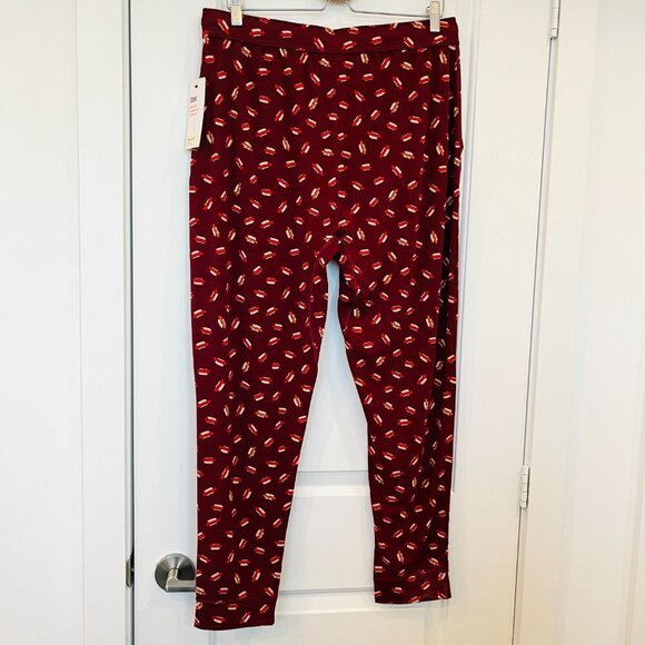 NWT Saxx Sleep Pant Viewfinder Merino Wool Pajama PJ Hotdog Hot Diggity- Red, L - Picture 4 of 5